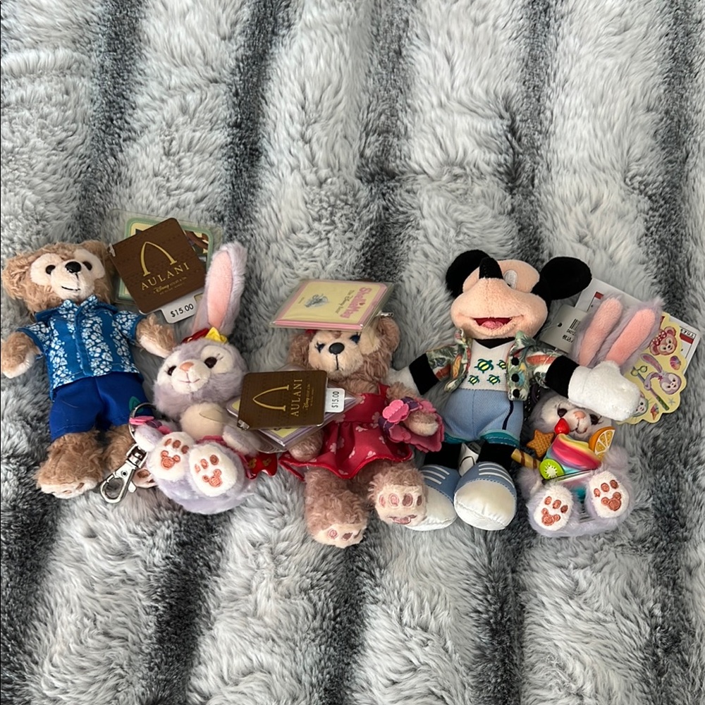 Disney Plush Toy Set - Duffy, ShellieMay, Mickey